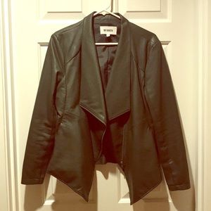 BB Dakota Gabrielle Emerald Green Faux Lthr Jacket